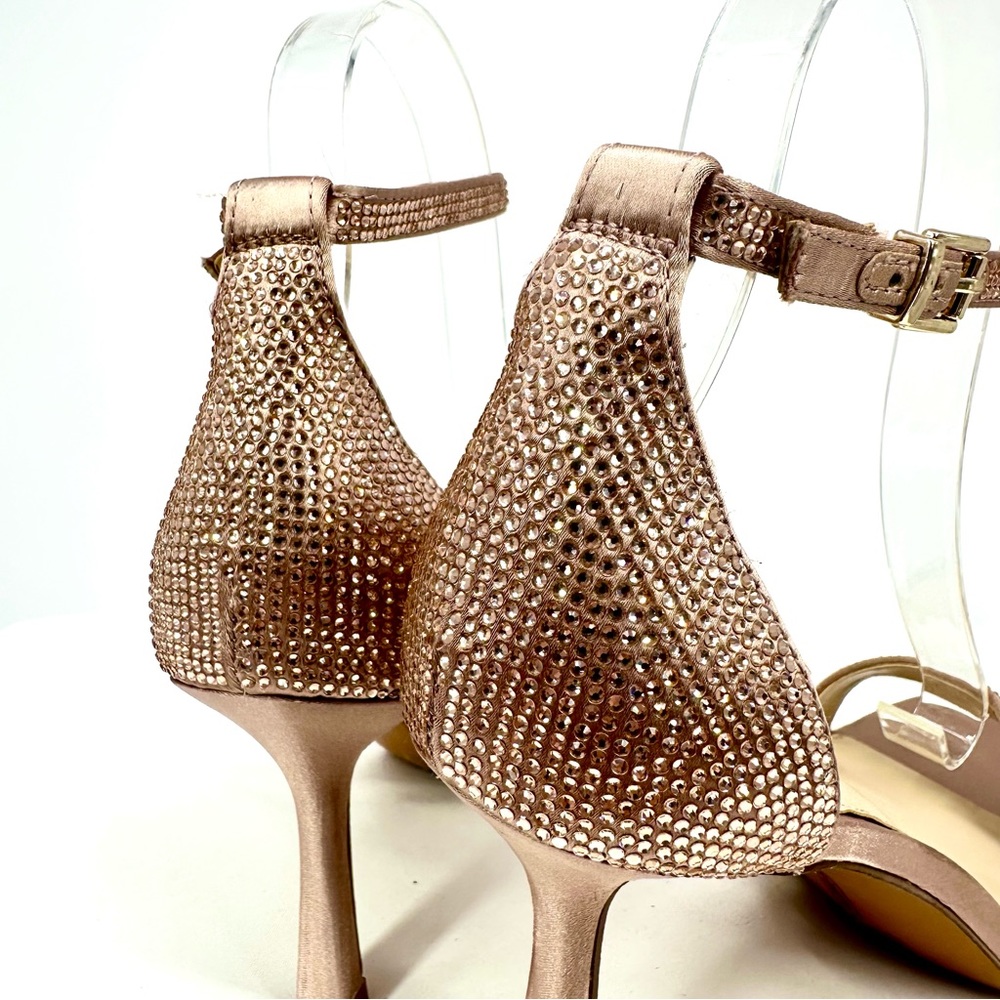 Vince Camuto | Women’s 8 Enella Rhinestone Strappy Stiletto Sandals - Picture 6 of 9